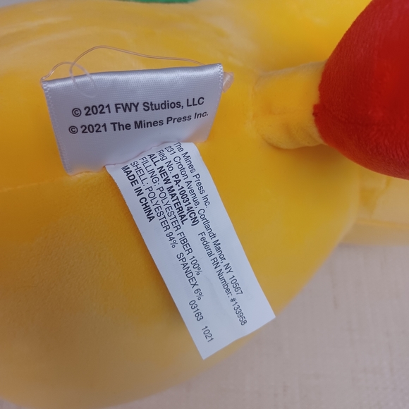 Happy World Peanut Butter Plush kawaii NWOT - Picture 7 of 10